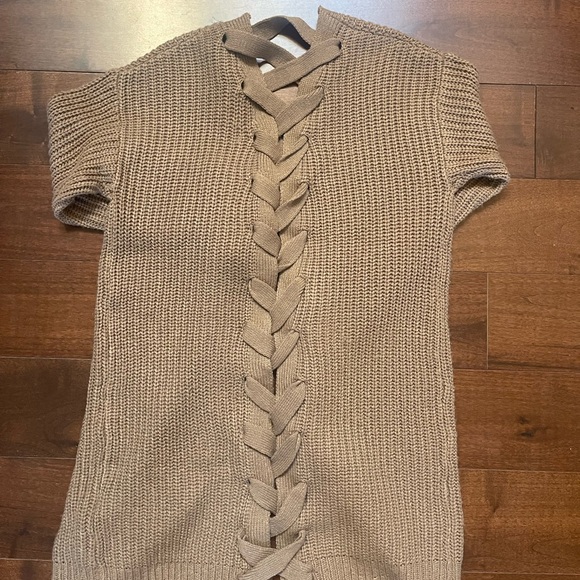 Women’s Harlow and Rose cardigan sweater Size Small Brown - Picture 4 of 8